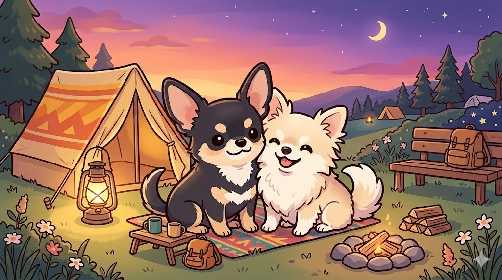 犬とキャンプ＆車中泊入門｜持ち物と夜の過ごし方の紹介画像