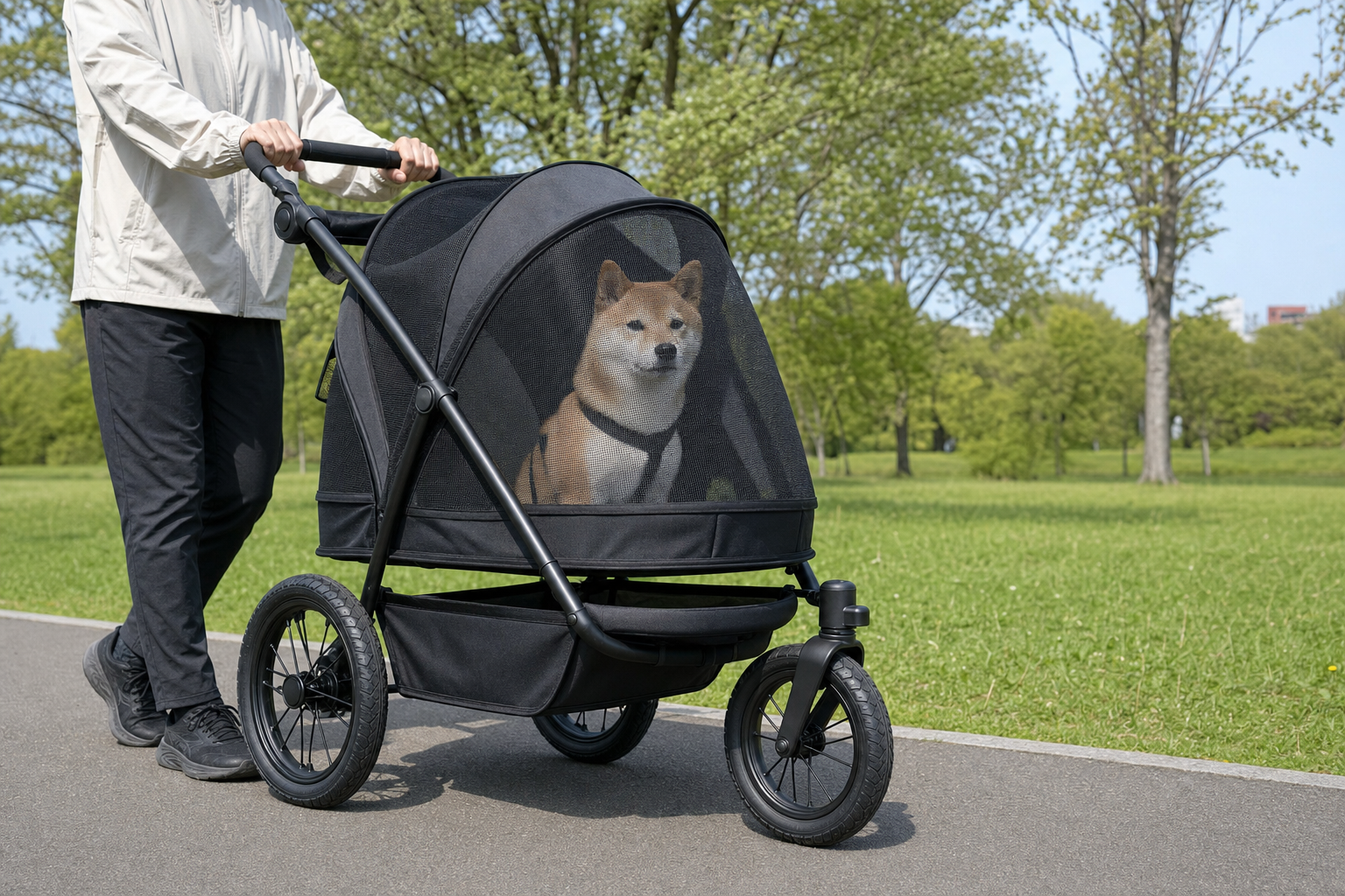 メルセデス・ベンツ × AIRBUGGY DOME3 L ペットカートの紹介画像1