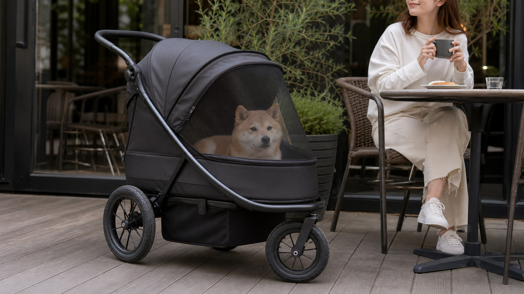 メルセデス・ベンツ × AIRBUGGY DOME3 L ペットカートの紹介画像2