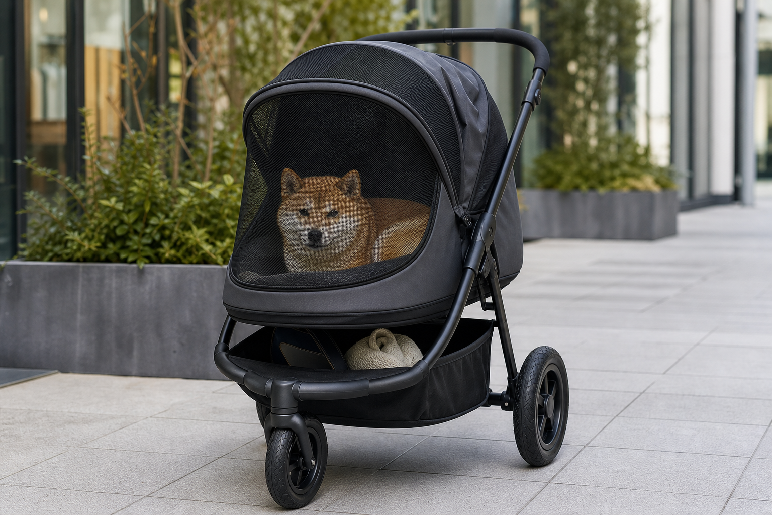メルセデス・ベンツ × AIRBUGGY DOME3 L ペットカートの紹介画像4