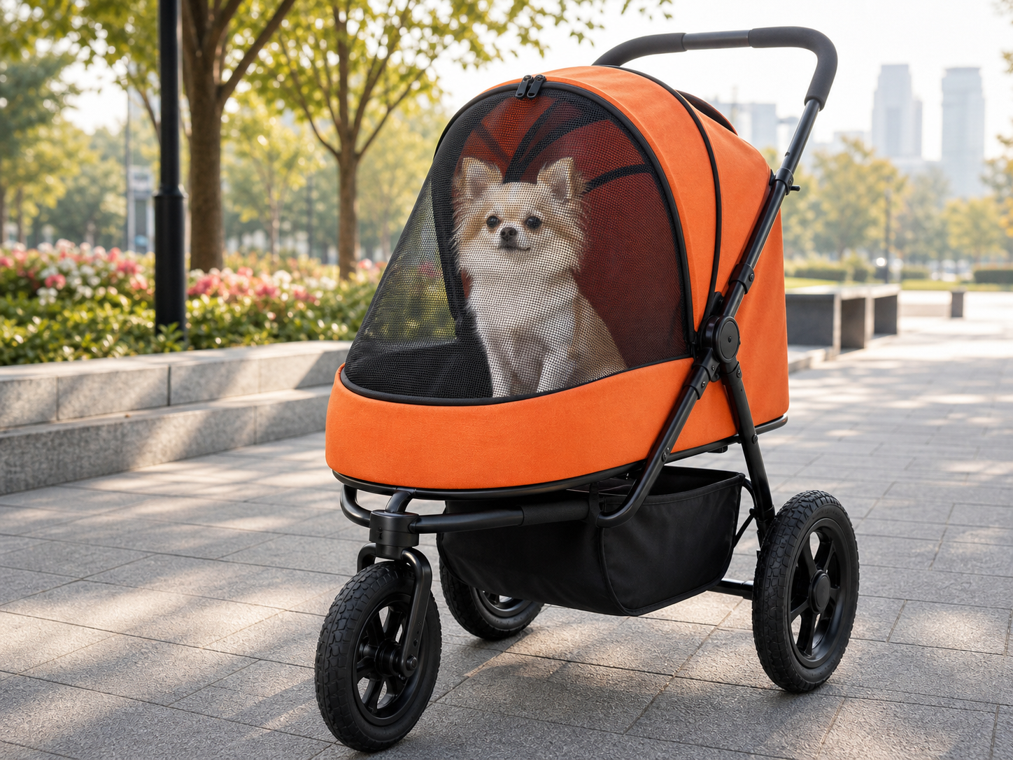 AirBuggy for Pet DOME3 SET レギュラー（キャロット）の紹介画像1