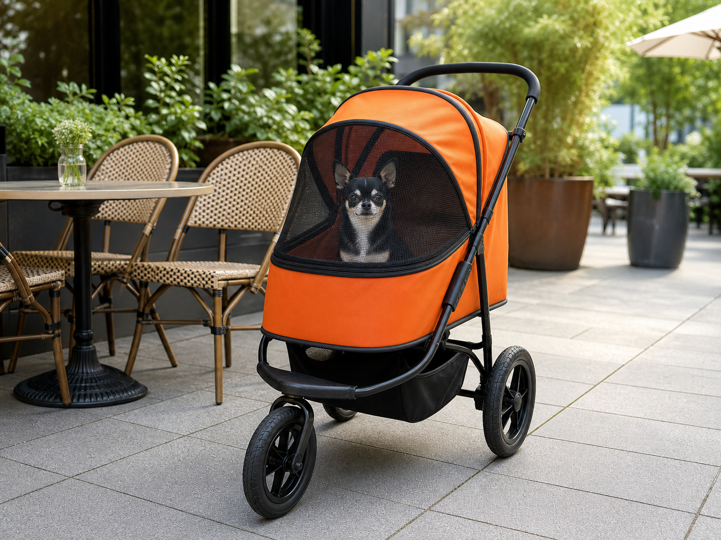 AirBuggy for Pet DOME3 SET レギュラー（キャロット）の紹介画像4
