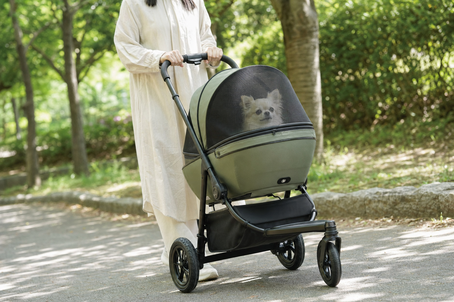AirBuggy for Pet DOME3 SET レギュラー（クローバー）の紹介画像1