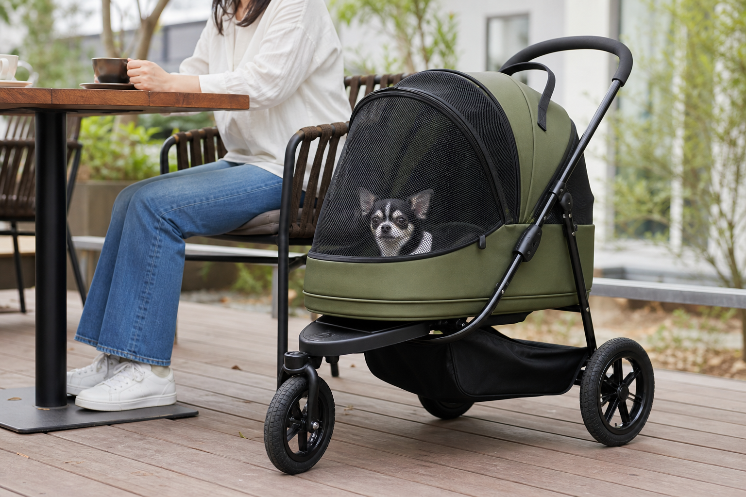 AirBuggy for Pet DOME3 SET レギュラー（クローバー）の紹介画像2