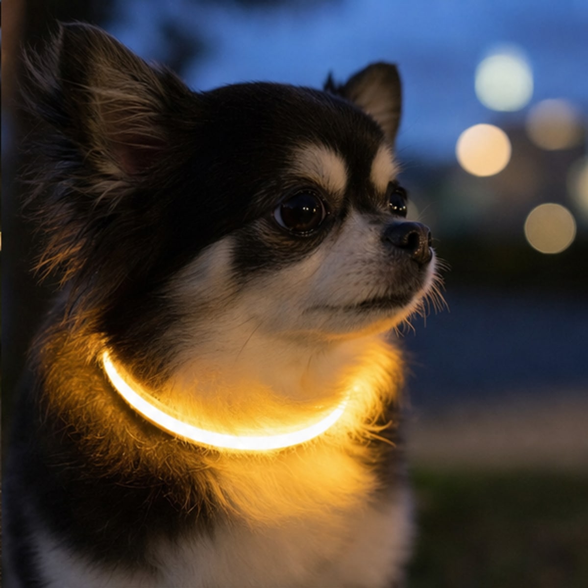 LED光る首輪 USB充電式（夜間散歩用）の紹介画像2