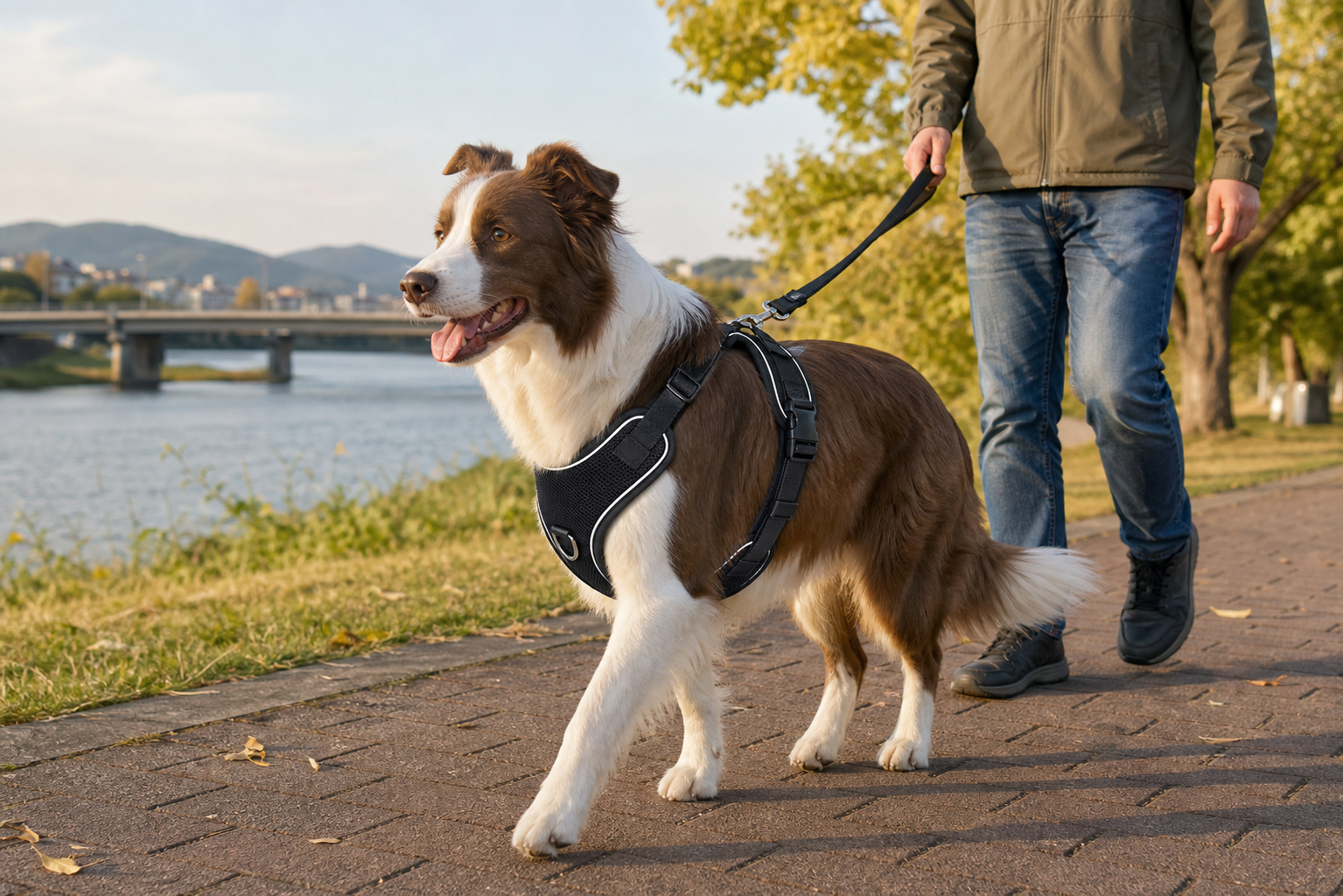 rabbitgoo 犬 ハーネス 大型犬用（ハンドル付・20-32kg）の紹介画像1