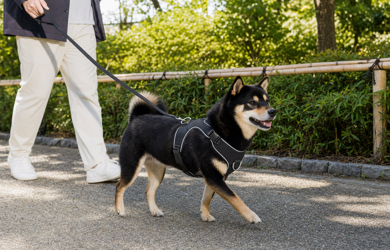 rabbitgoo 犬 ハーネス 引っ張り防止（中型犬・前後Dカン）の紹介画像1