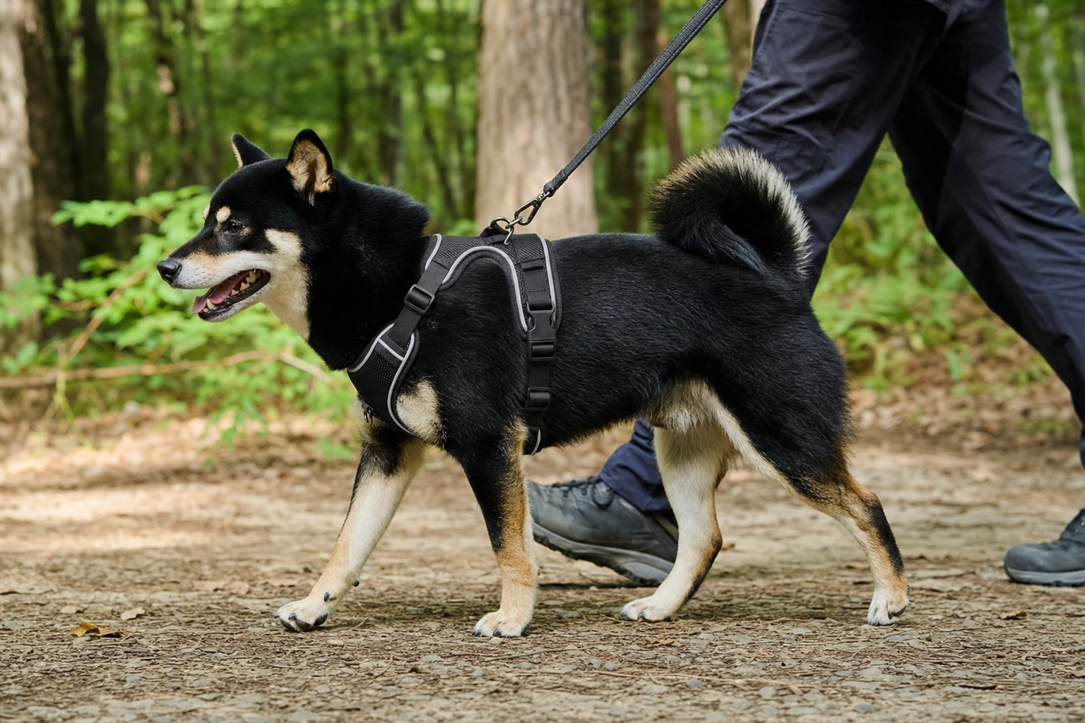 rabbitgoo 犬 ハーネス 引っ張り防止（中型犬・前後Dカン）の紹介画像4