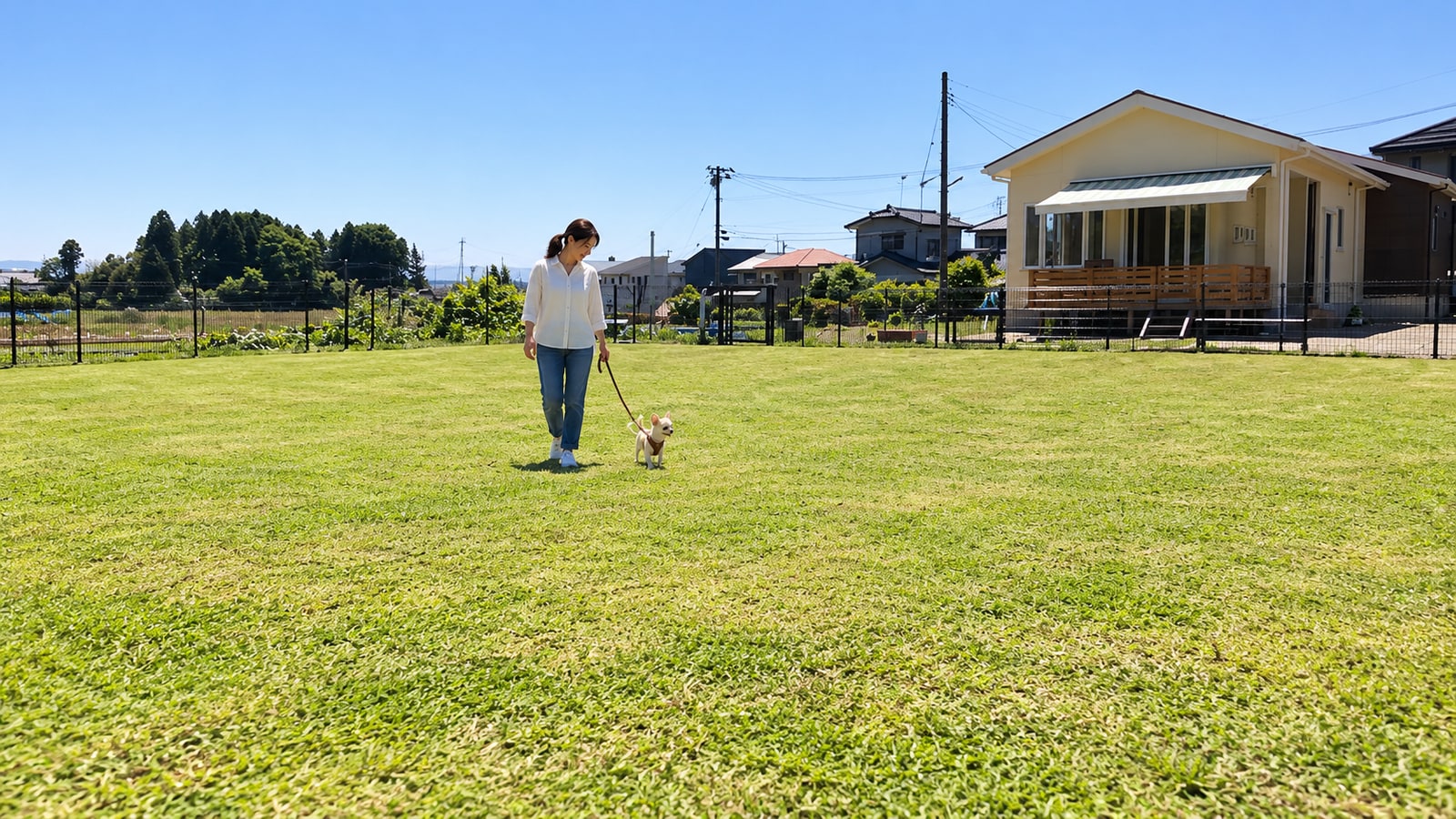 91R -Dog Park Cafe-（AIイメージ画像）