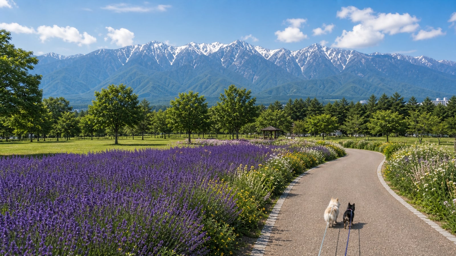 国営アルプスあづみの公園（堀金・穂高地区）のAIイメージ画像2
