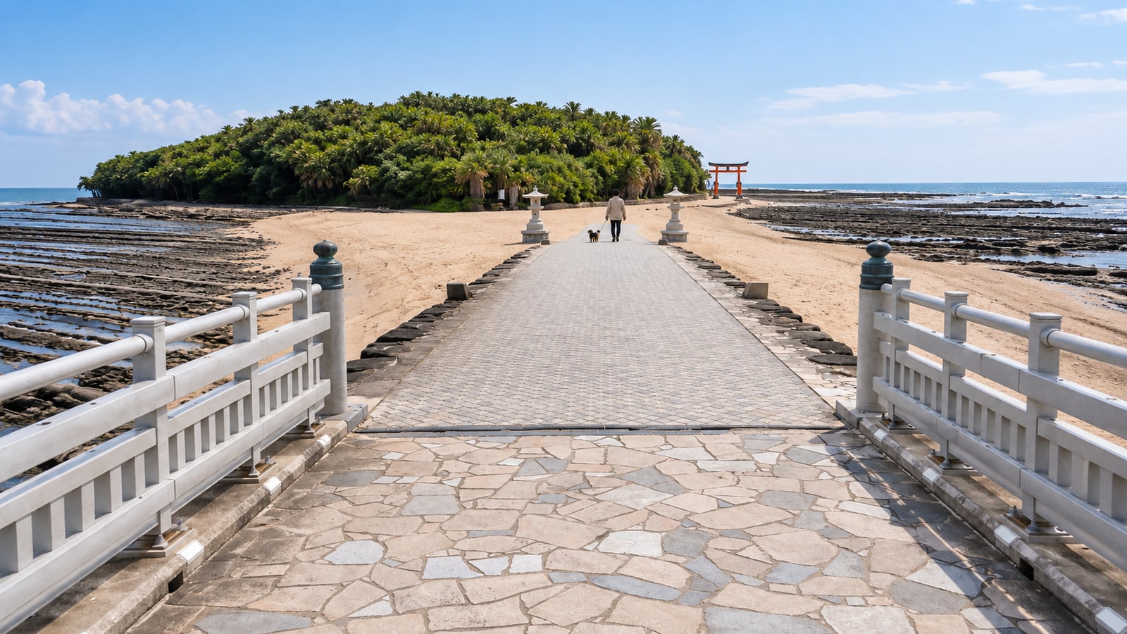 青島（青島神社・青島ビーチ）（AIイメージ画像）