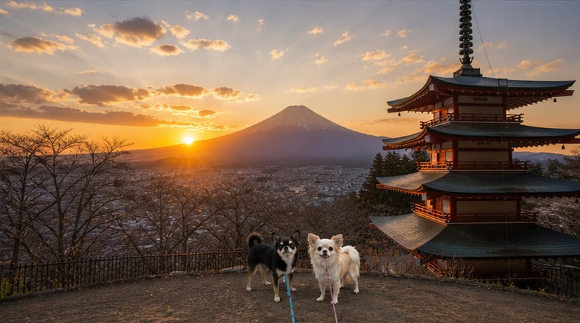 新倉山浅間公園・忠霊塔のAIイメージ画像4