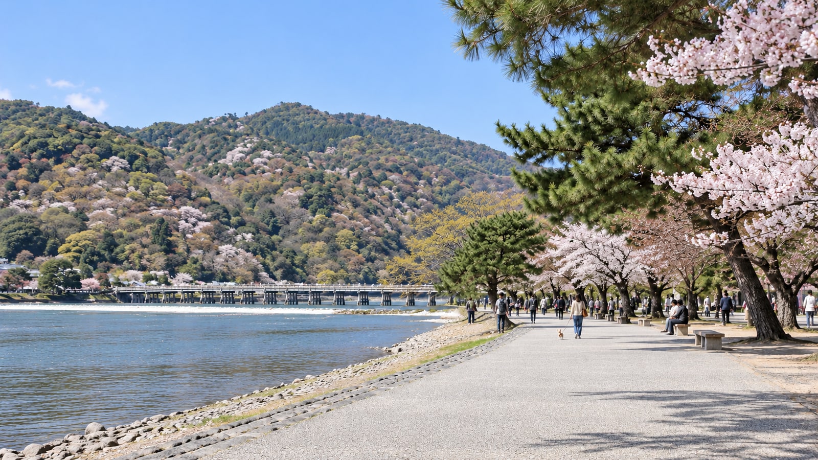 嵐山 渡月橋周辺のAIイメージ画像2