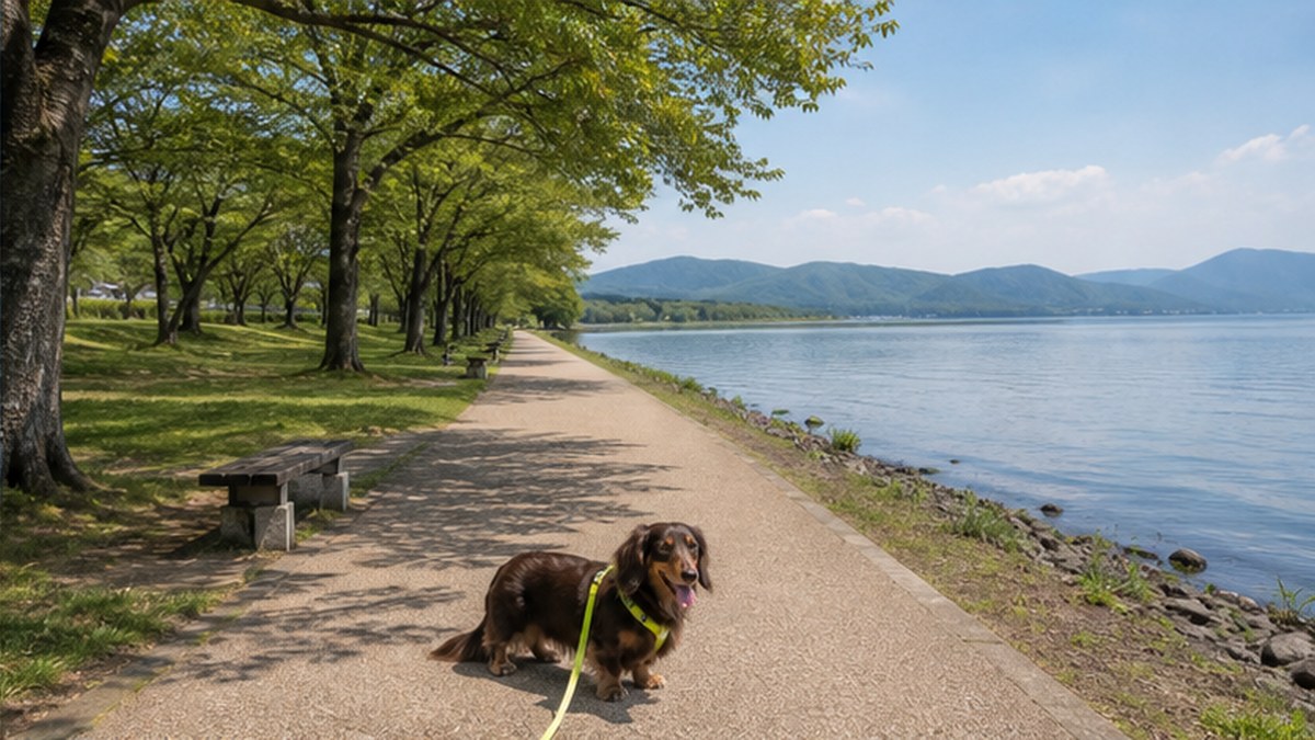 旭日丘湖畔緑地公園のAIイメージ画像2