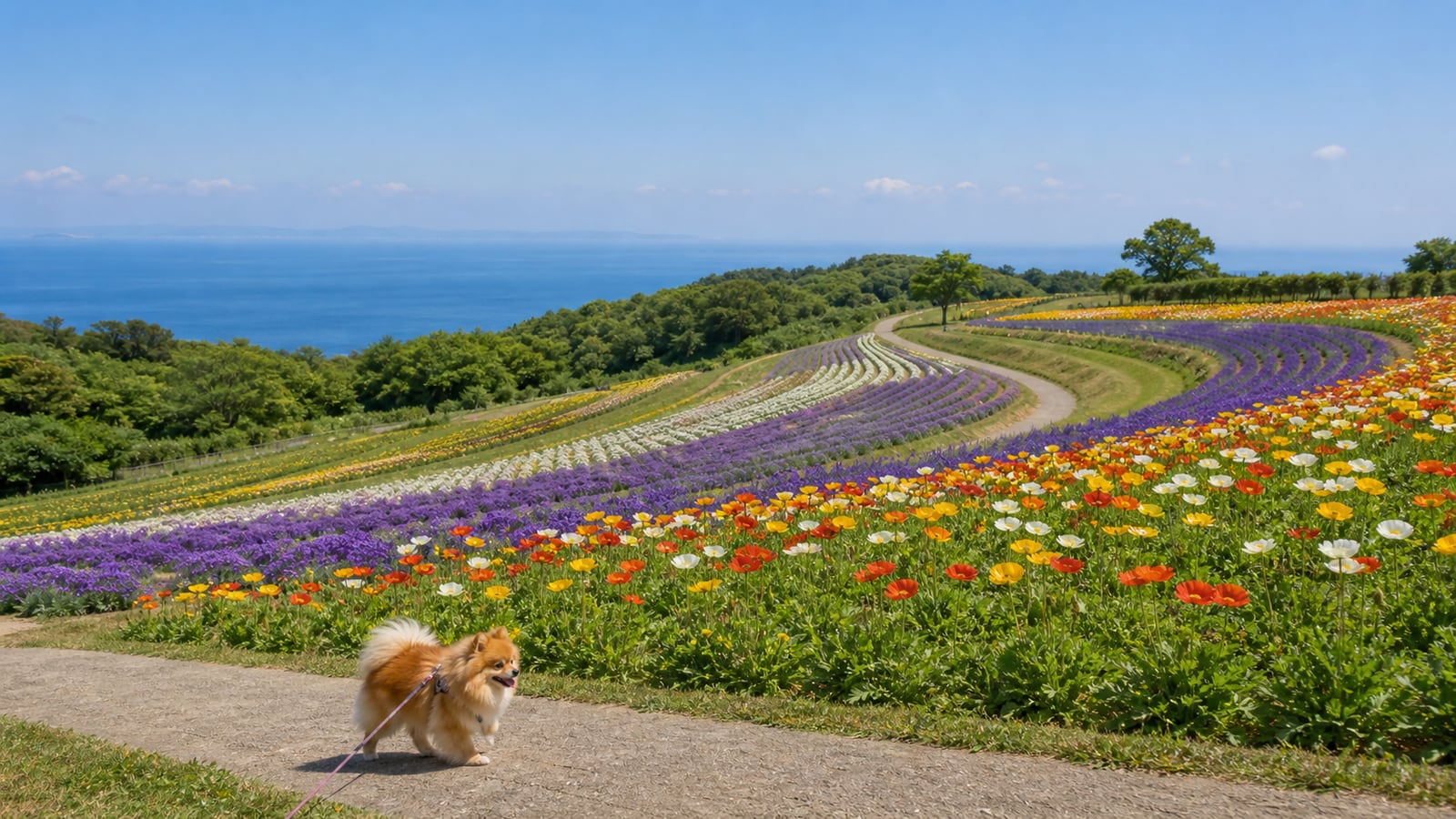 兵庫県立公園 あわじ花さじきのAIイメージ画像2