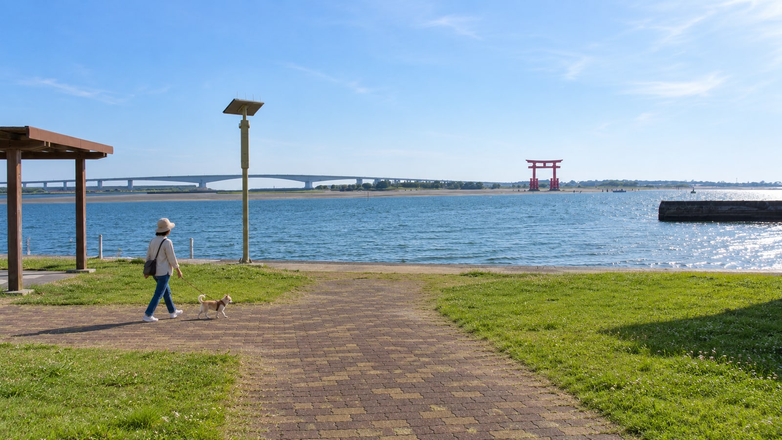 弁天島海浜公園（AIイメージ画像）