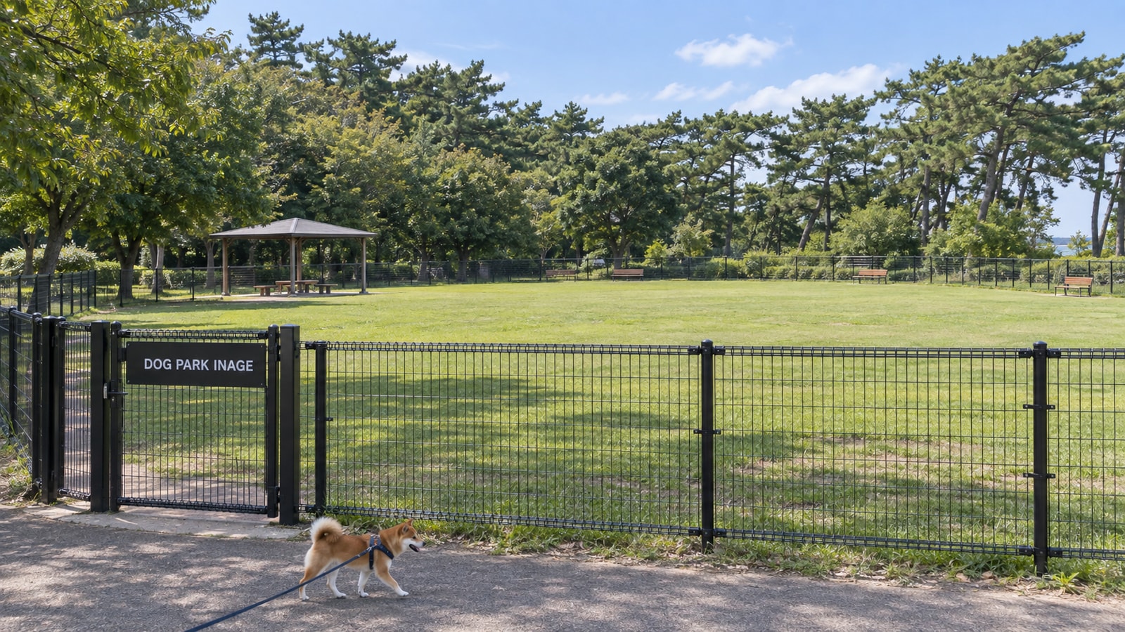稲毛海浜公園 DOG PARK INAGE（AIイメージ画像）