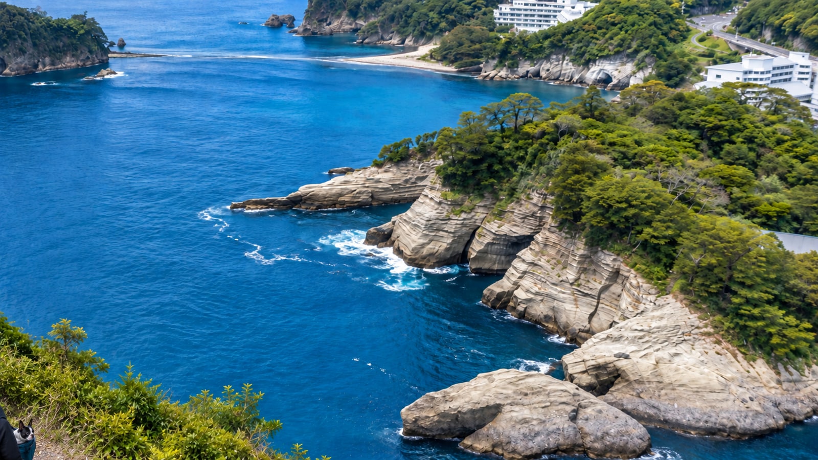 堂ヶ島のトンボロ（瀬浜海岸・三四郎島）のAIイメージ画像4