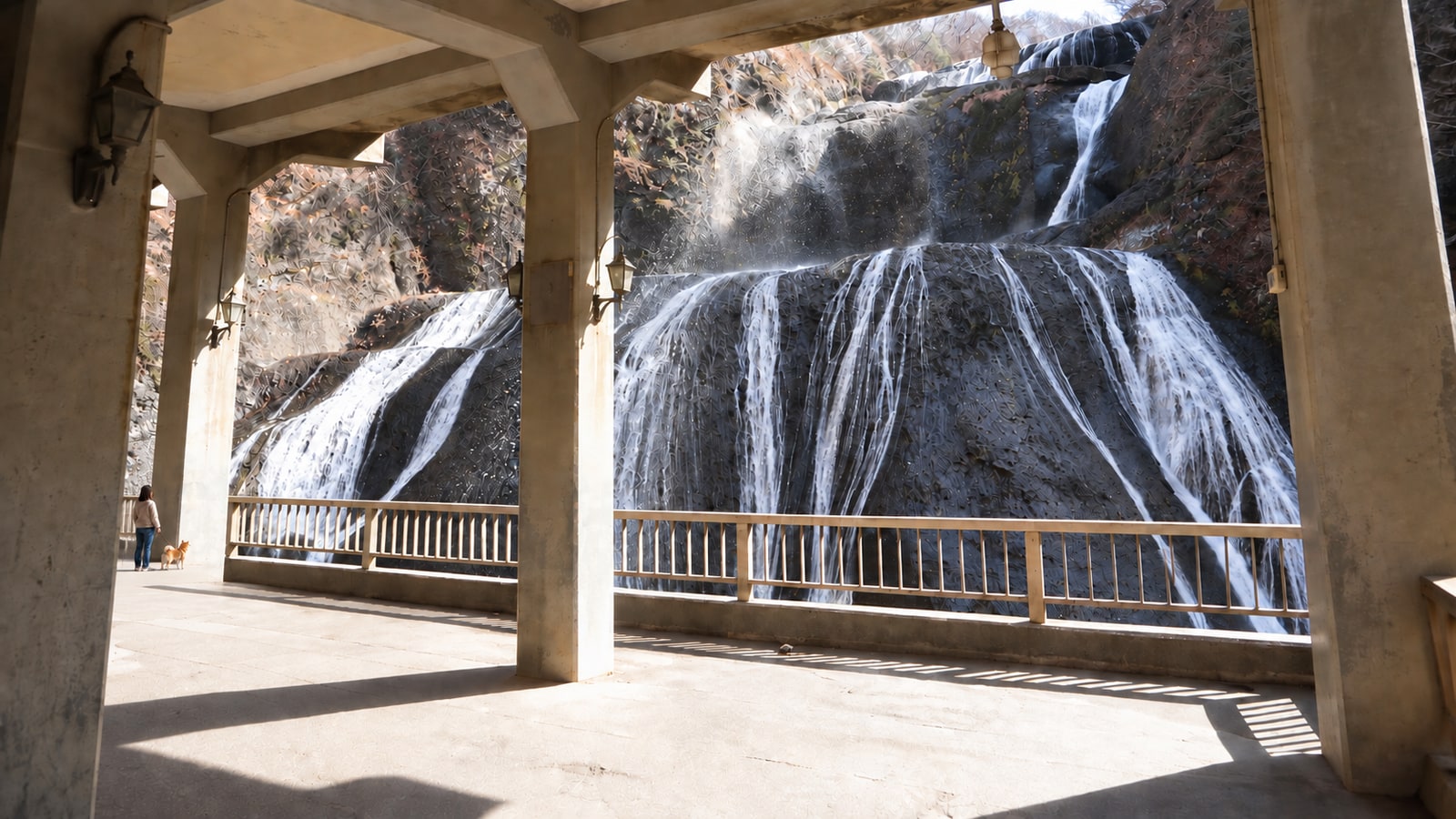 袋田の滝（AIイメージ画像）