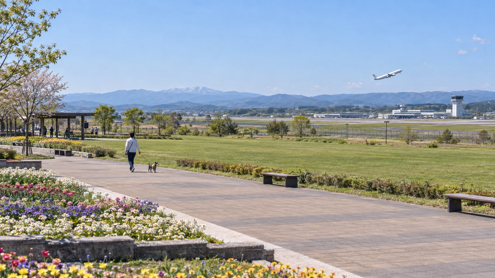 福島空港公園（AIイメージ画像）