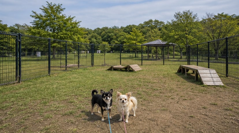 ふなばしアンデルセン公園ドッグランのAIイメージ画像2