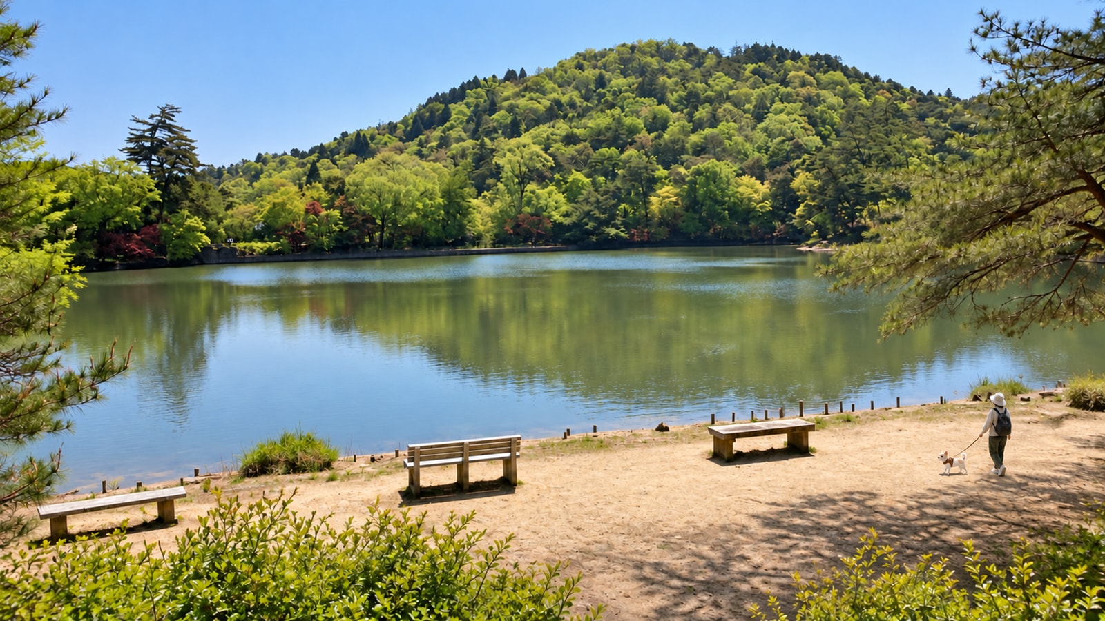 再度公園（修法ヶ原）（AIイメージ画像）