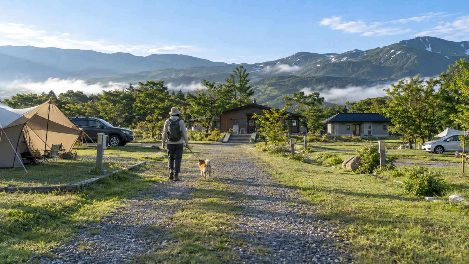 月山・弓張平オートキャンプ場のAIイメージ画像3
