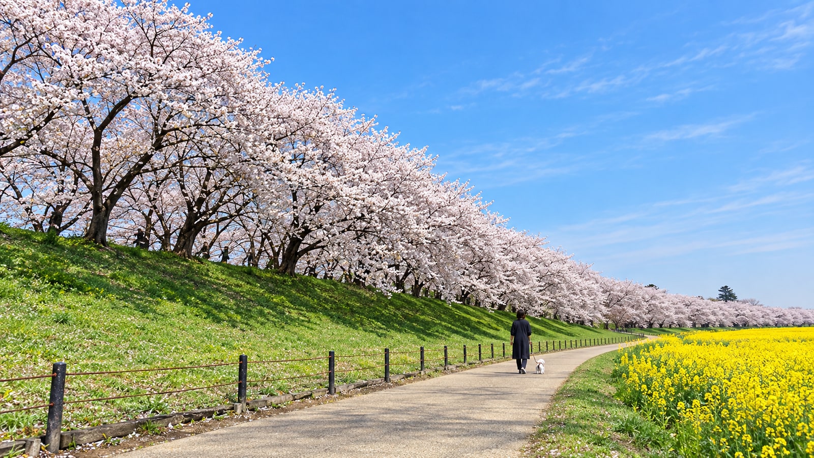 県営権現堂公園（幸手権現堂桜堤）（AIイメージ画像）