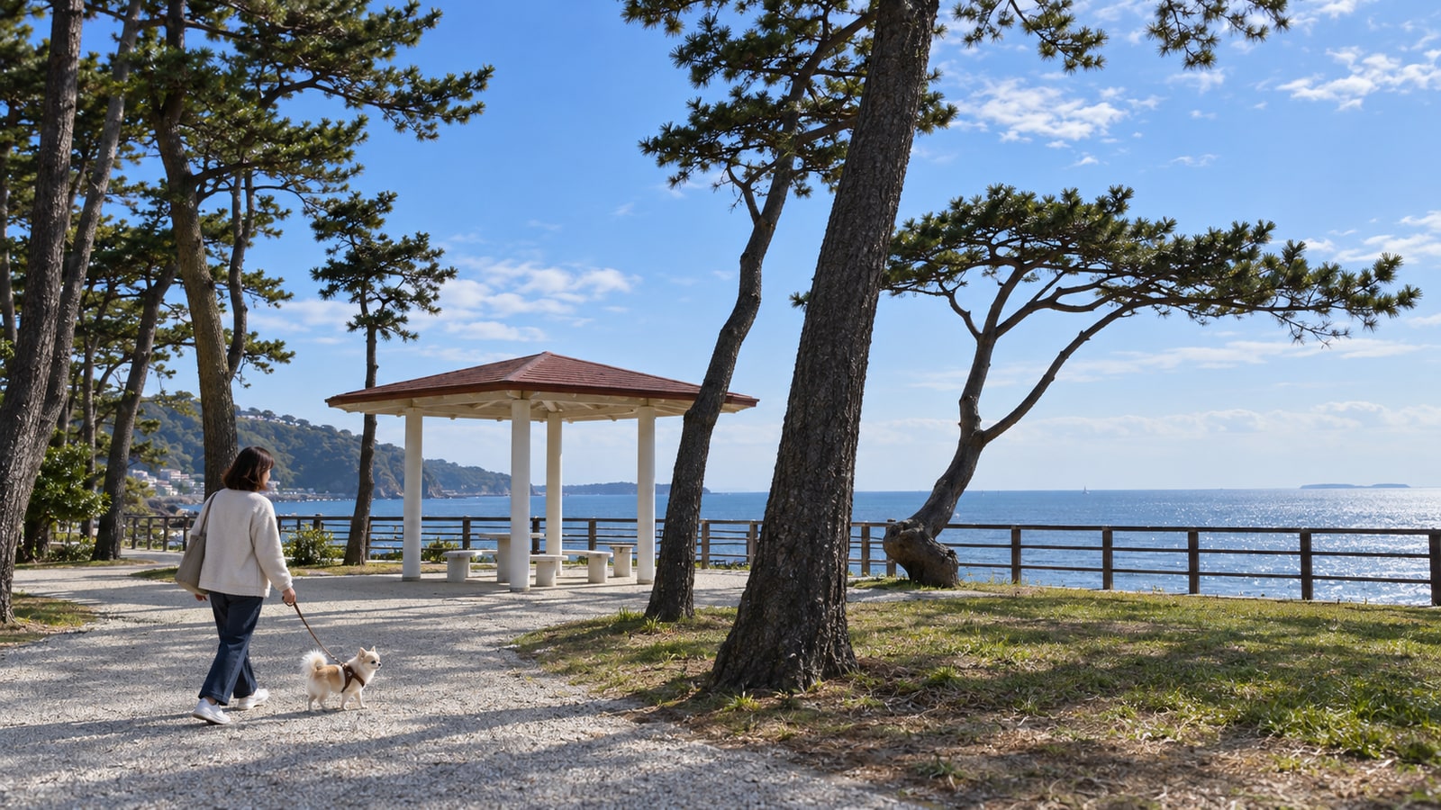 県立葉山公園・大浜海岸（AIイメージ画像）