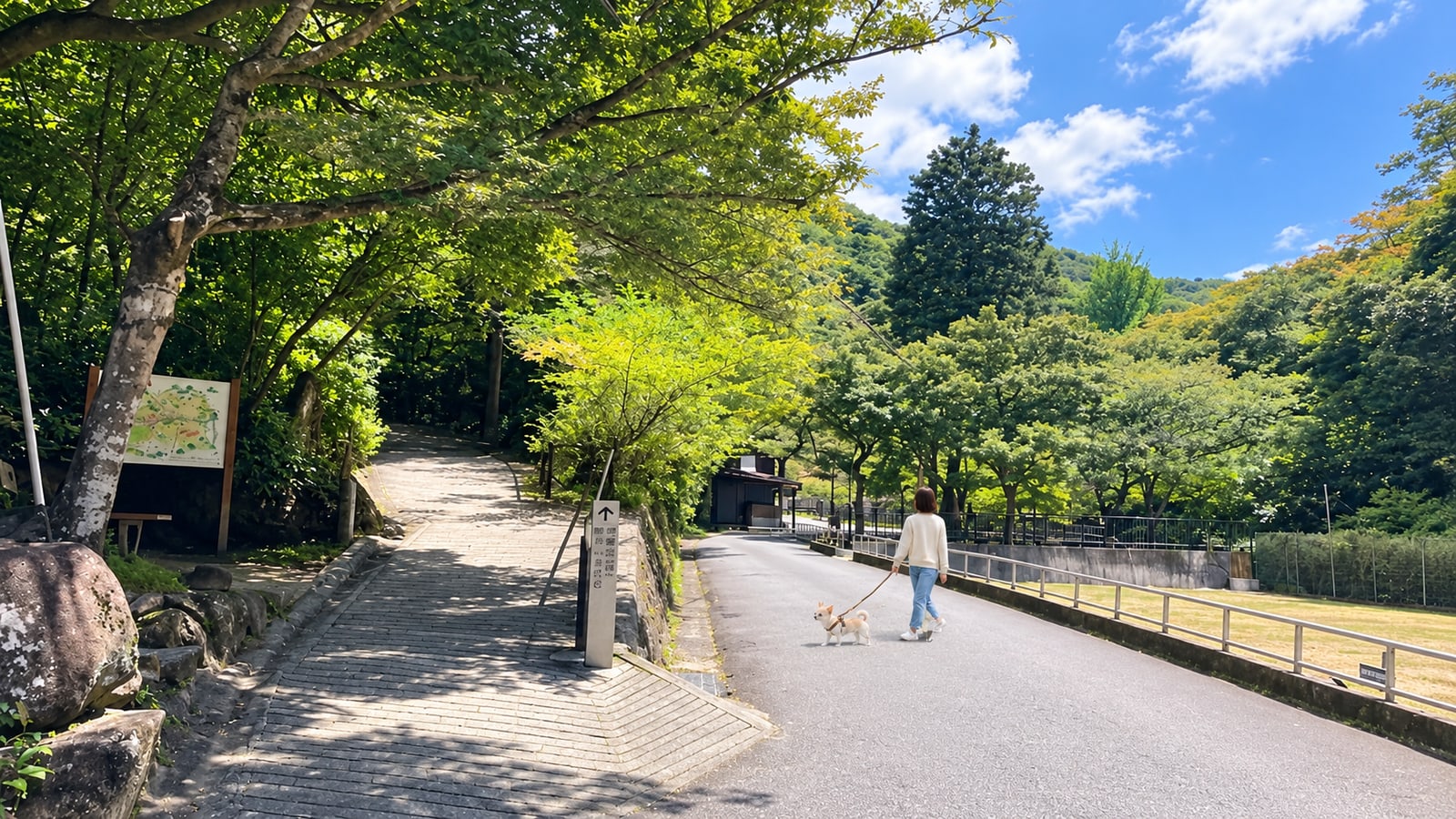 岩屋堂公園（AIイメージ画像）