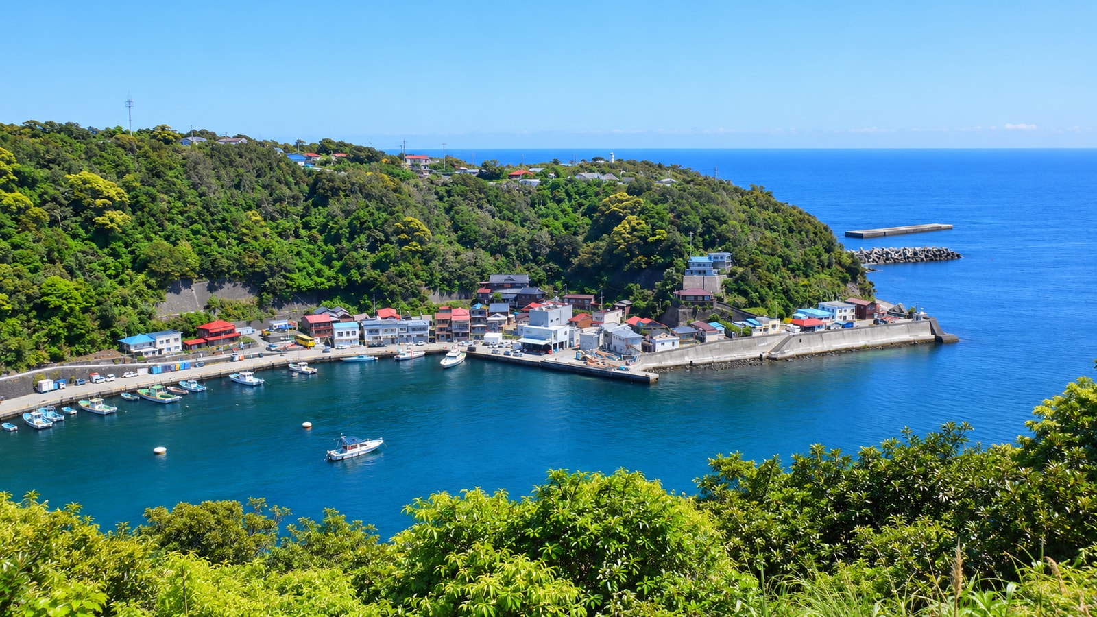 伊豆大島（三原山・波浮港）のAIイメージ画像3