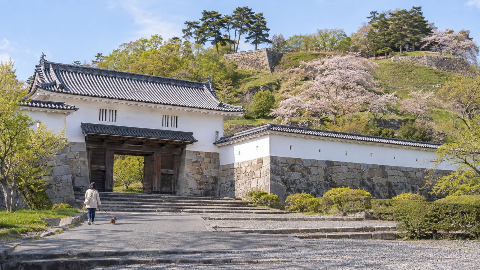 県立霞ヶ城公園（二本松城跡）（AIイメージ画像）