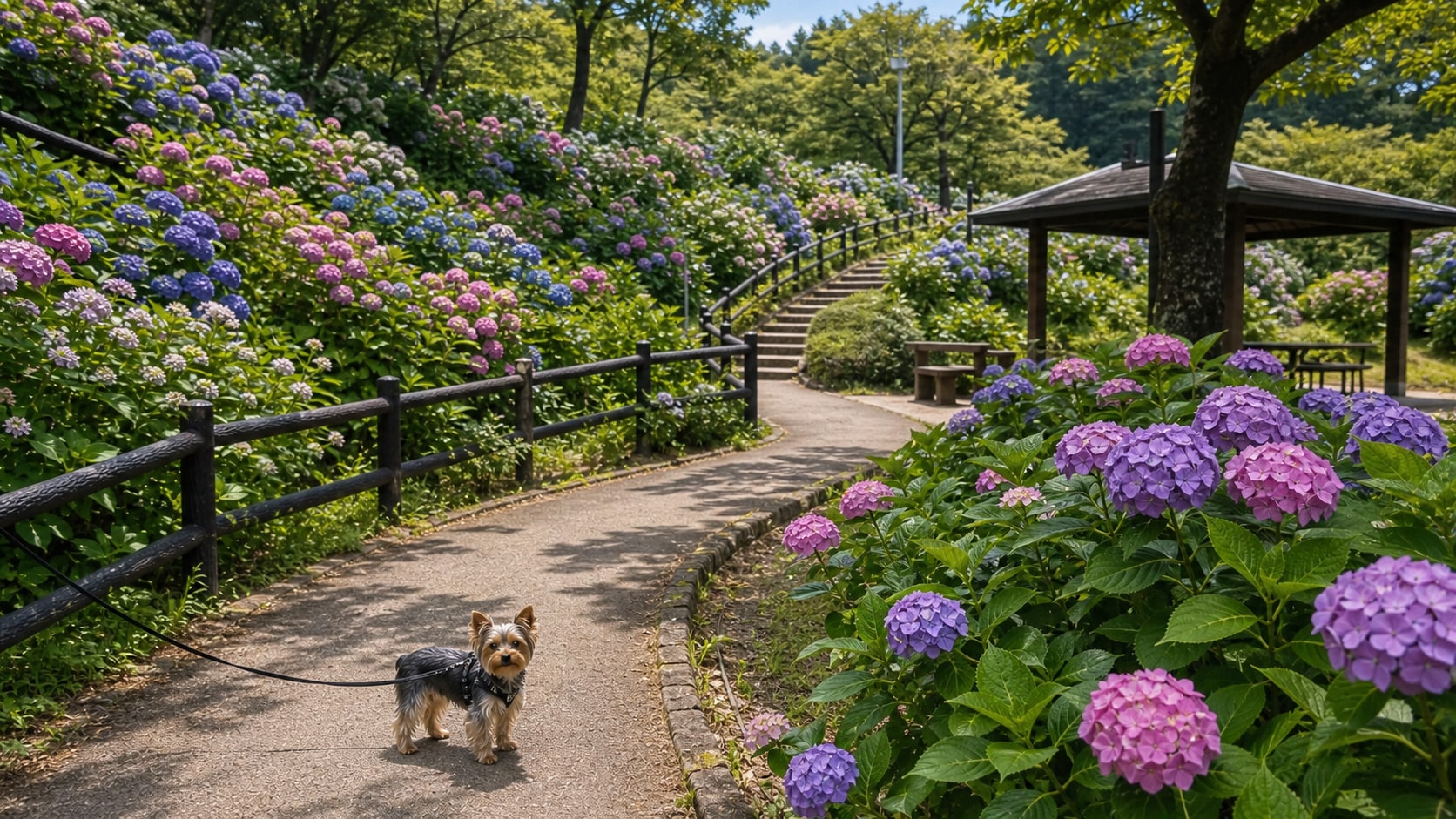 形原温泉 あじさいの里のAIイメージ画像4