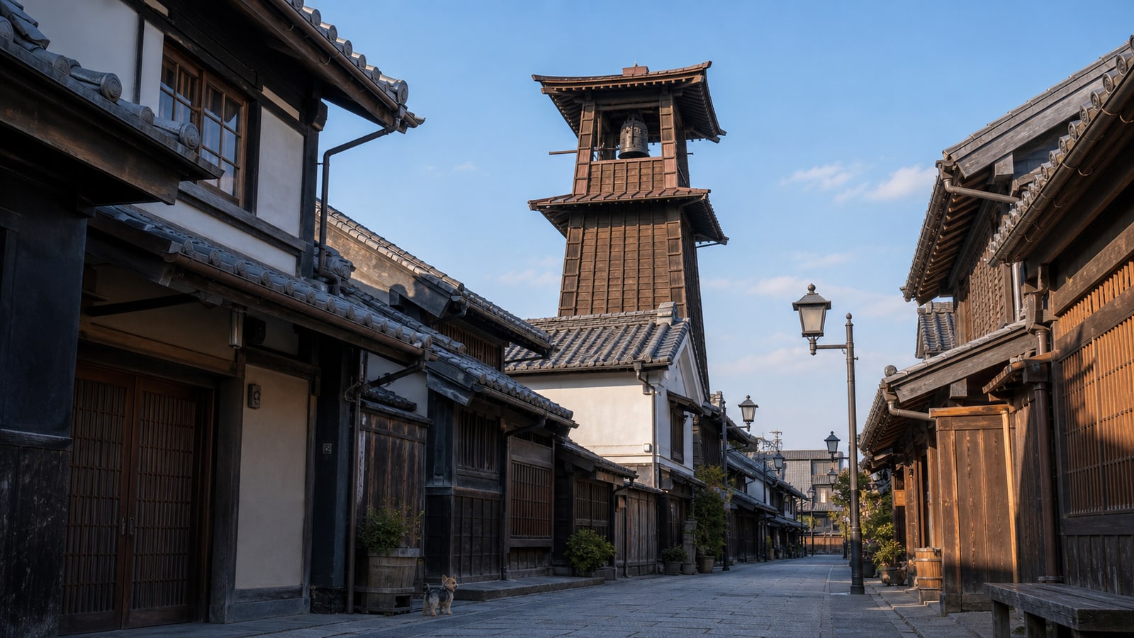 川越 蔵造りの町並みのAIイメージ画像2