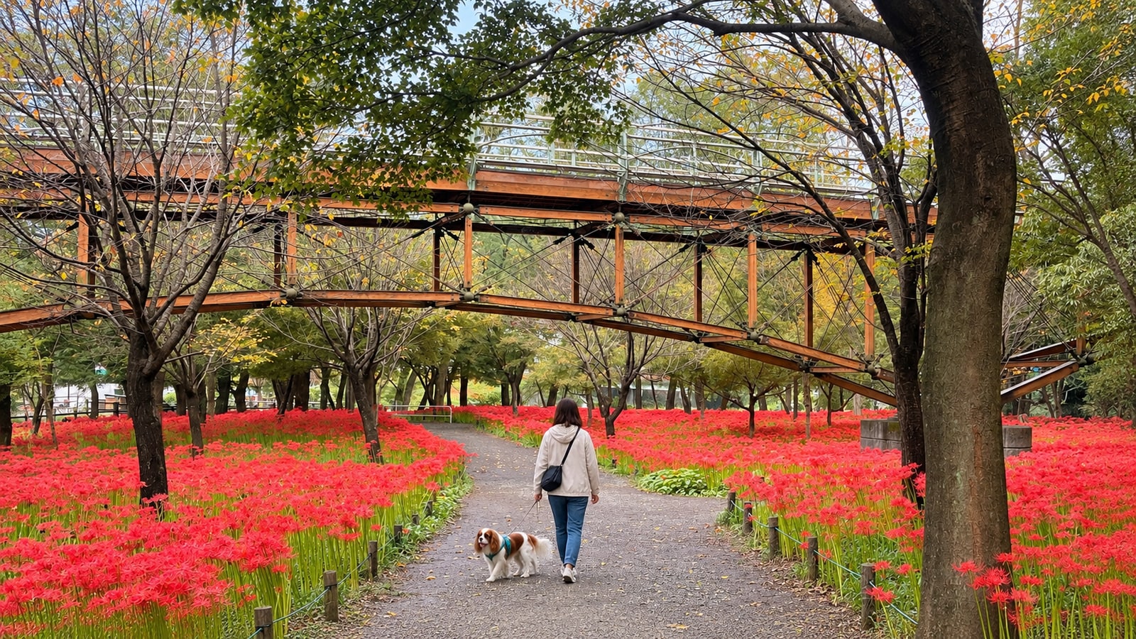 巾着田曼珠沙華公園（AIイメージ画像）