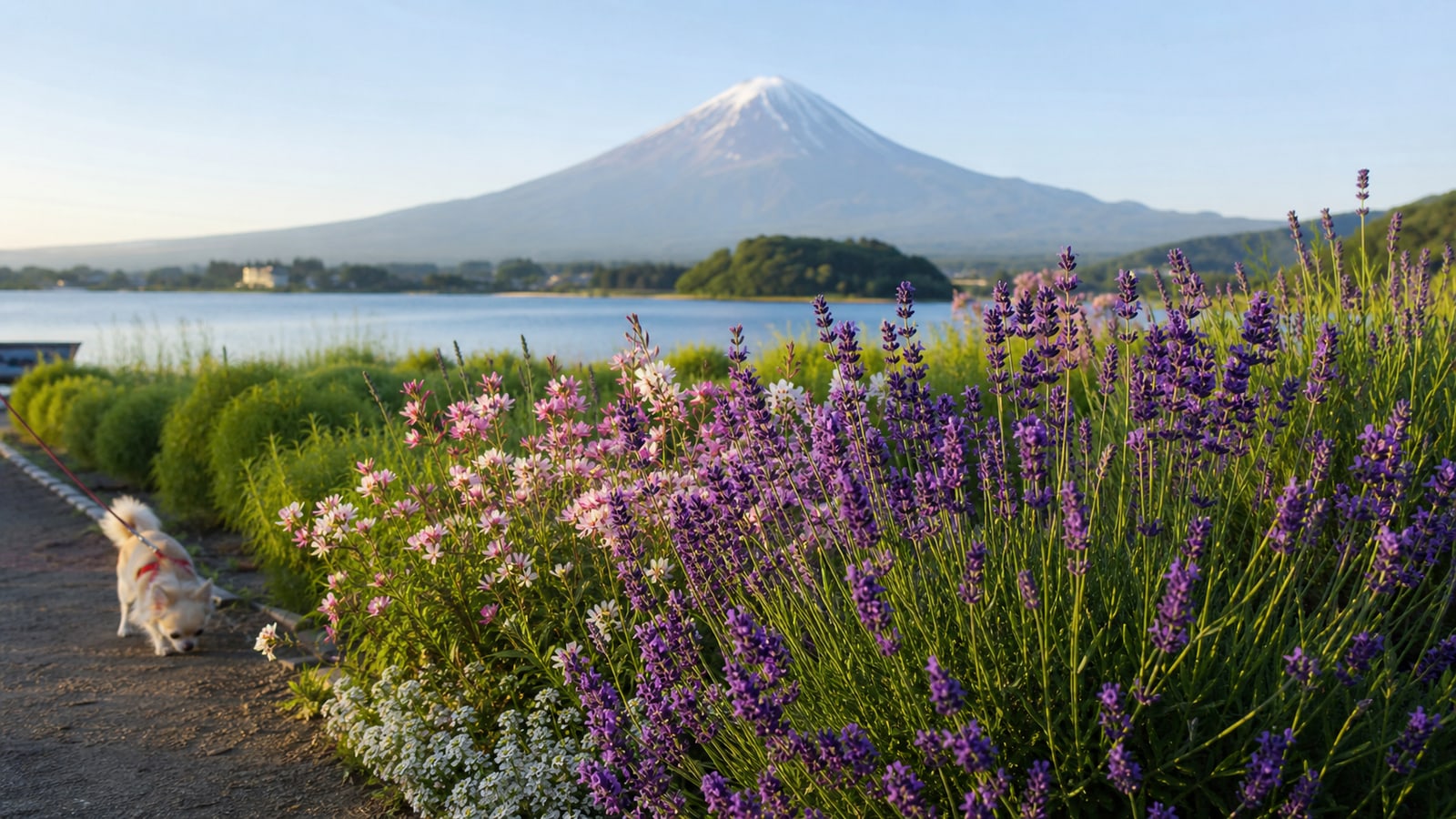 河口湖 大石公園のAIイメージ画像2