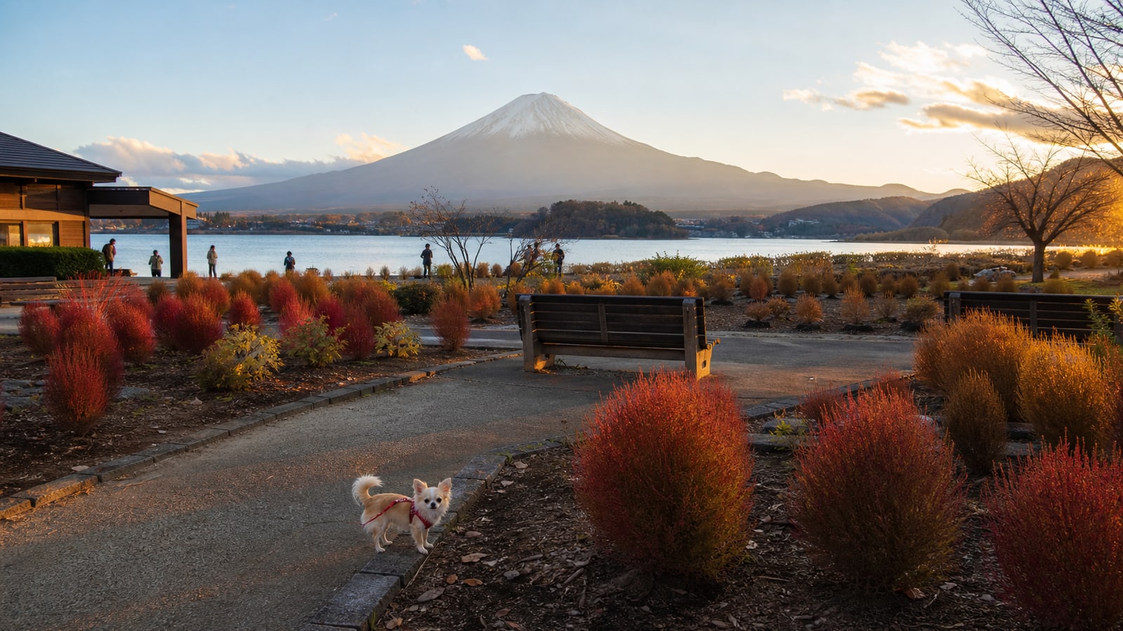 河口湖 大石公園のAIイメージ画像4