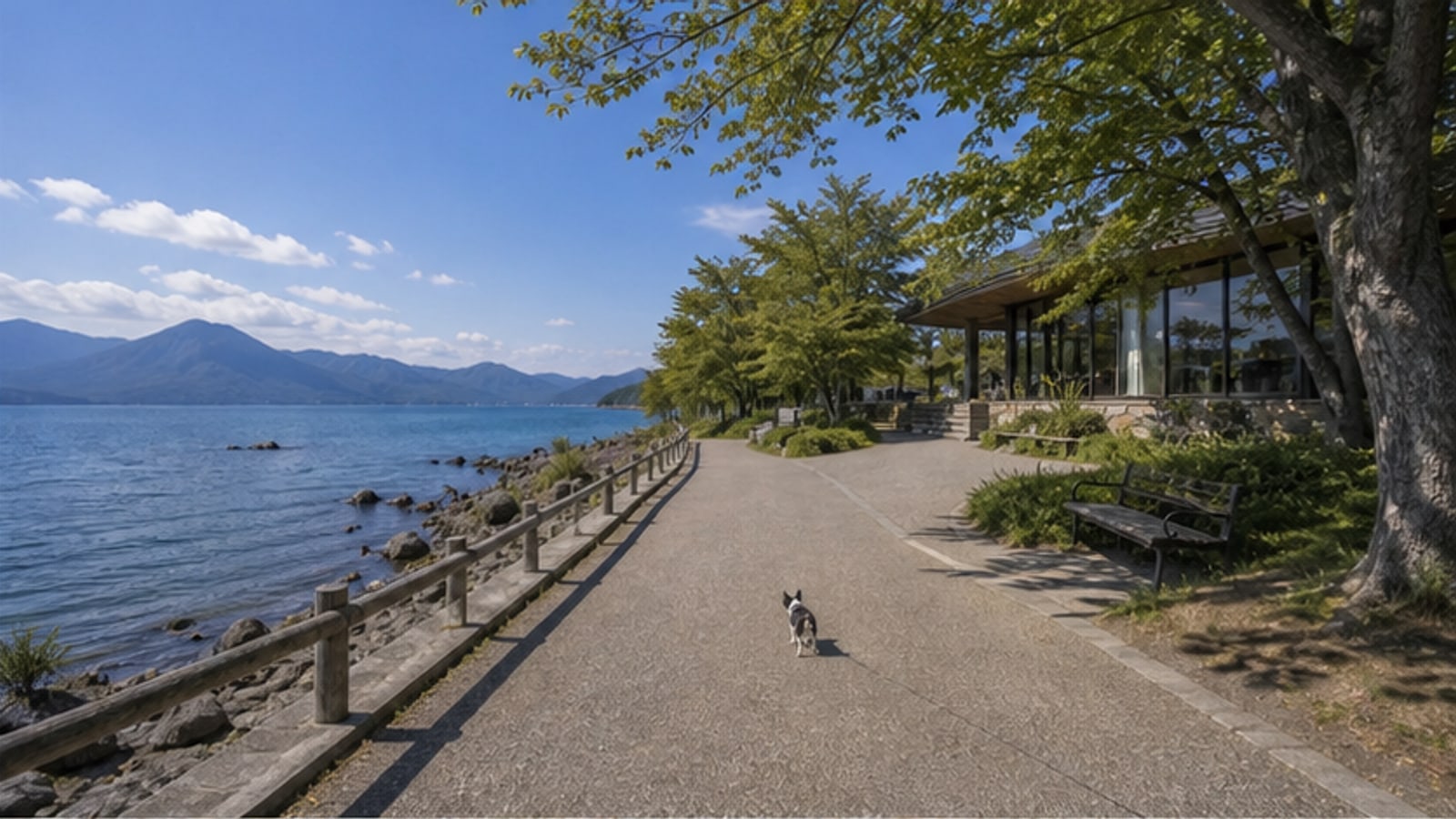 支笏湖（湖畔園地・支笏湖ビジターセンター周辺）のAIイメージ画像2