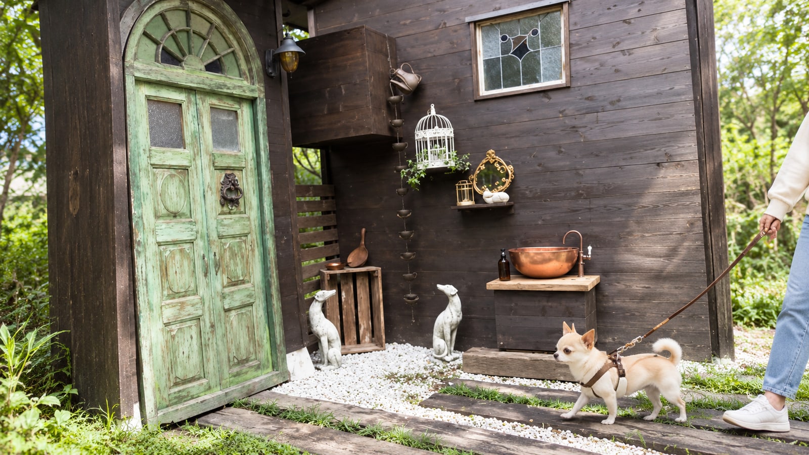 le chien heureux（ル・シアン・ウールー）（AIイメージ画像）