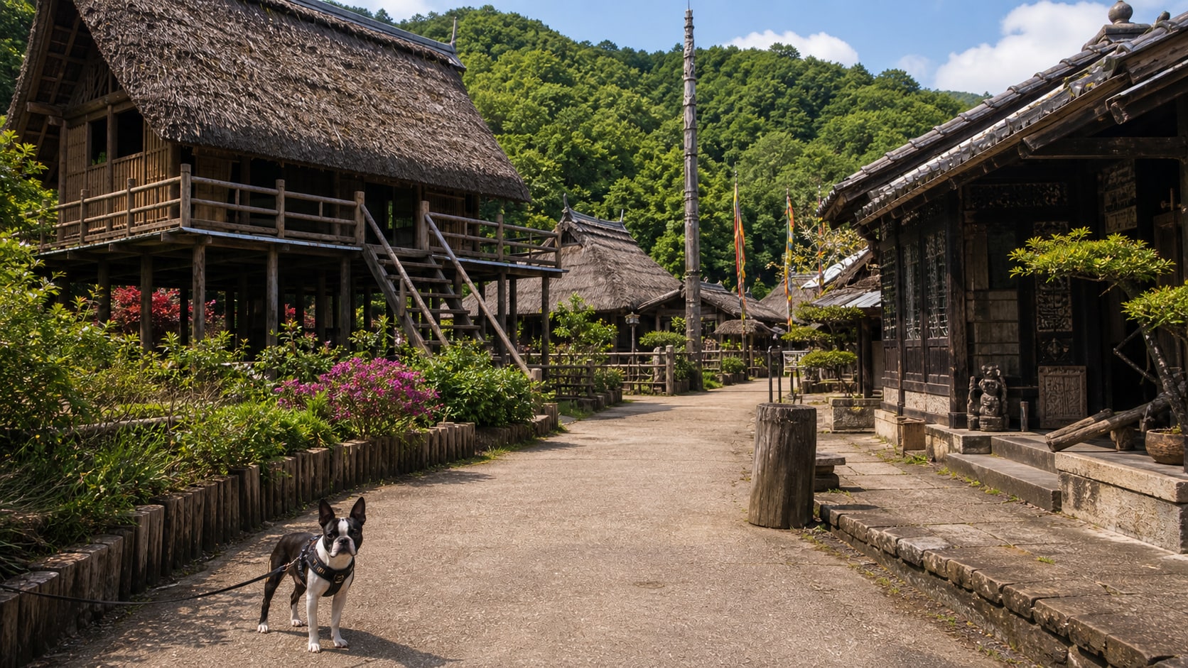 野外民族博物館 リトルワールドのAIイメージ画像2