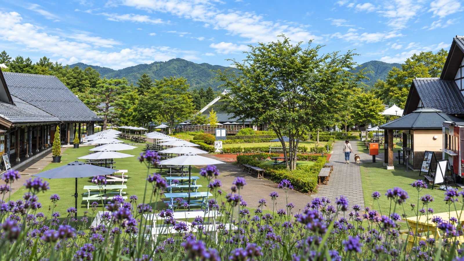 道の駅 川場田園プラザ（AIイメージ画像）