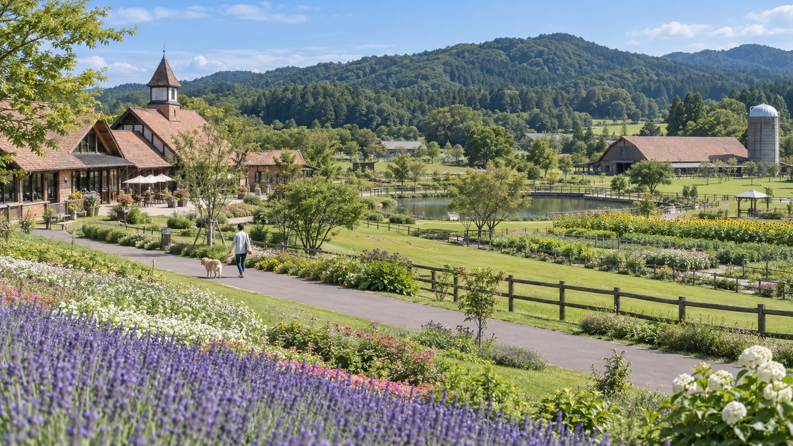 道の駅うつのみや ろまんちっく村（AIイメージ画像）