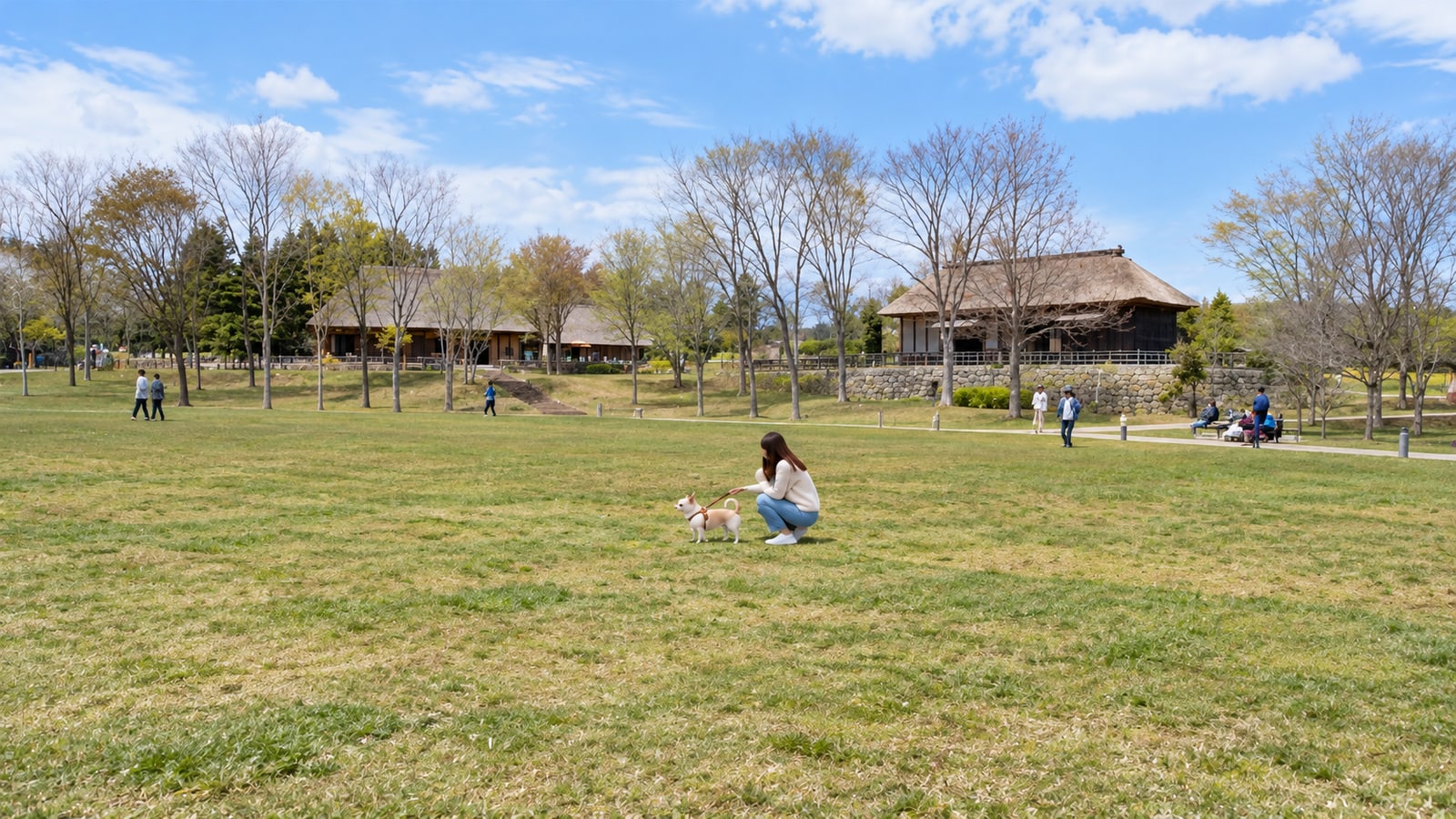国営みちのく杜の湖畔公園のAIイメージ画像3