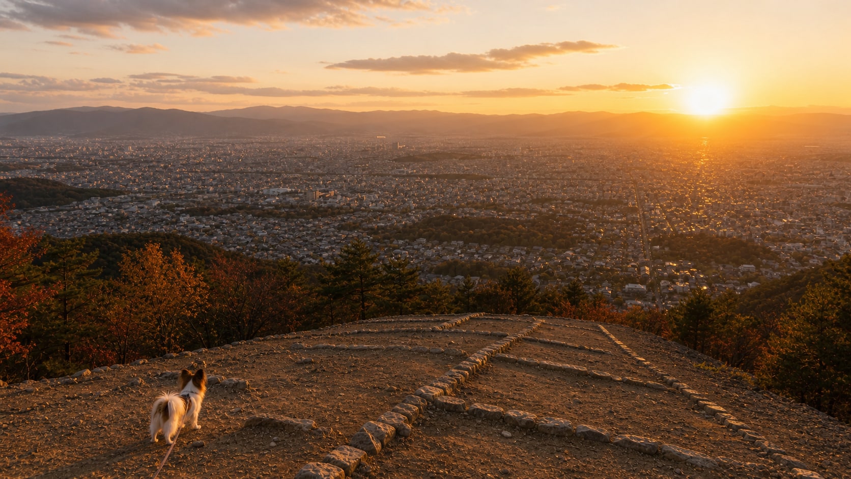 大文字山（銀閣寺・火床ハイキング）のAIイメージ画像3