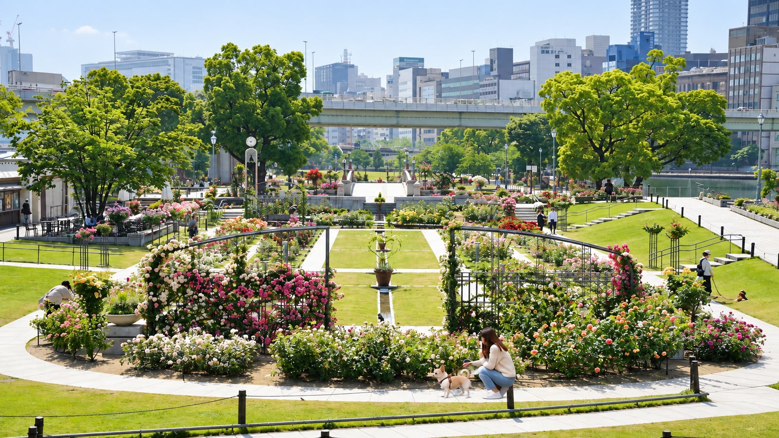 中之島公園（AIイメージ画像）