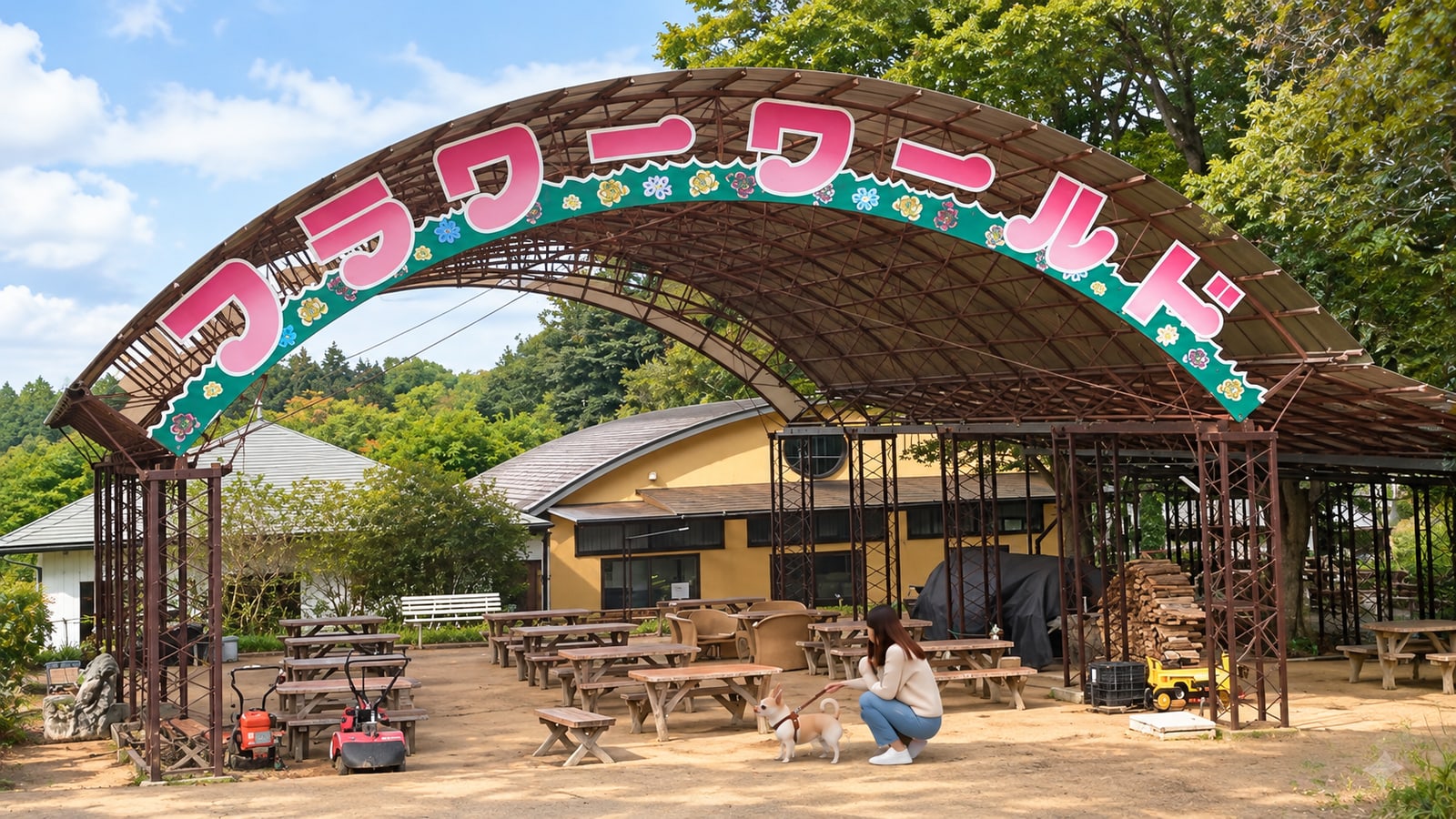 那須フラワーワールド（AIイメージ画像）