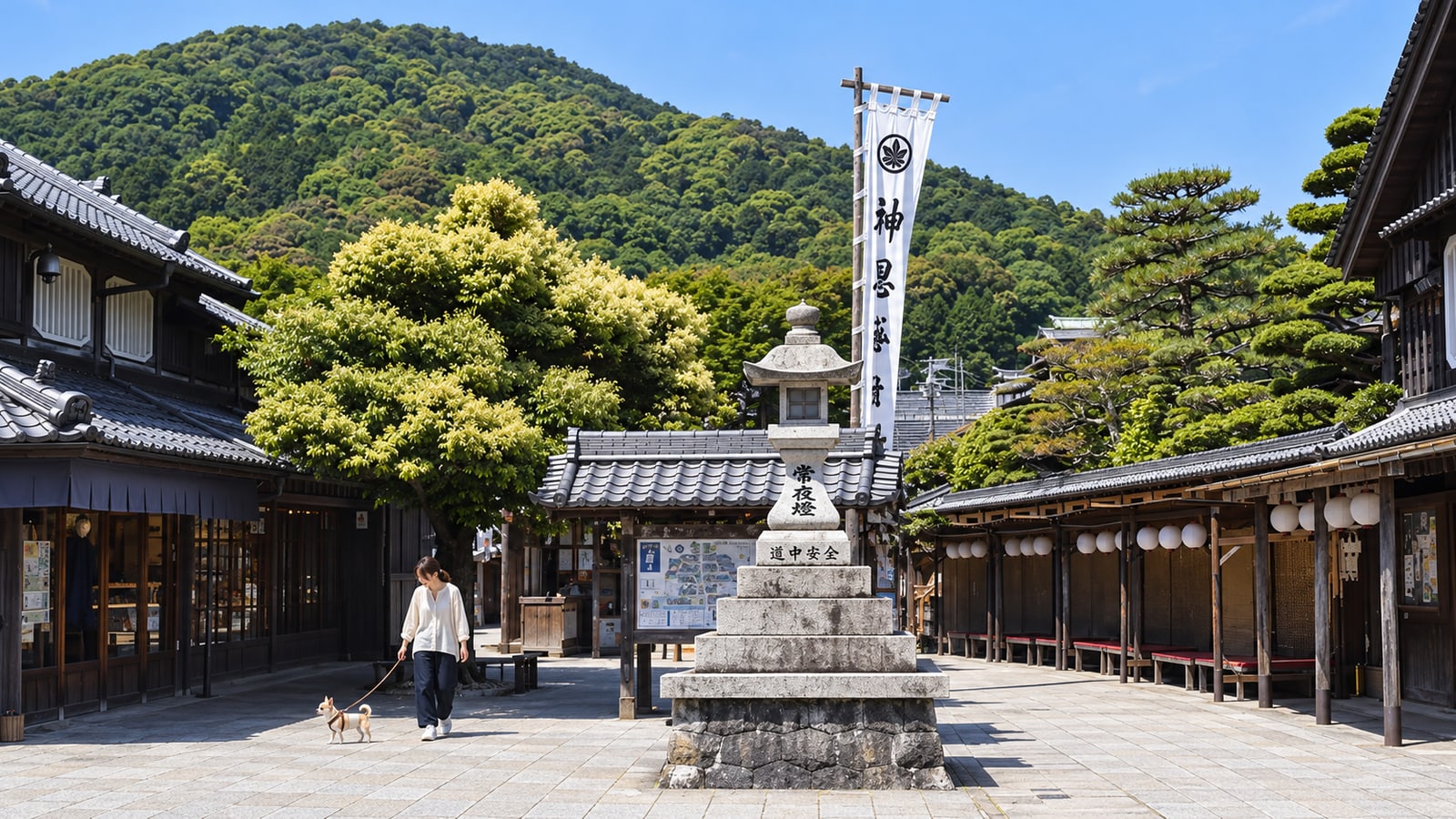 おかげ横丁（AIイメージ画像）