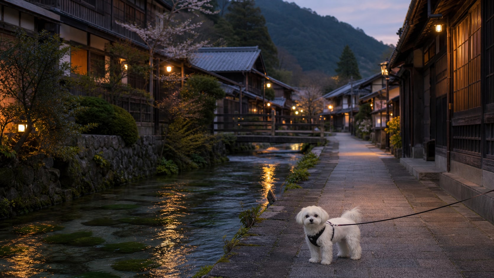 醒井宿（地蔵川・居醒の清水）のAIイメージ画像3