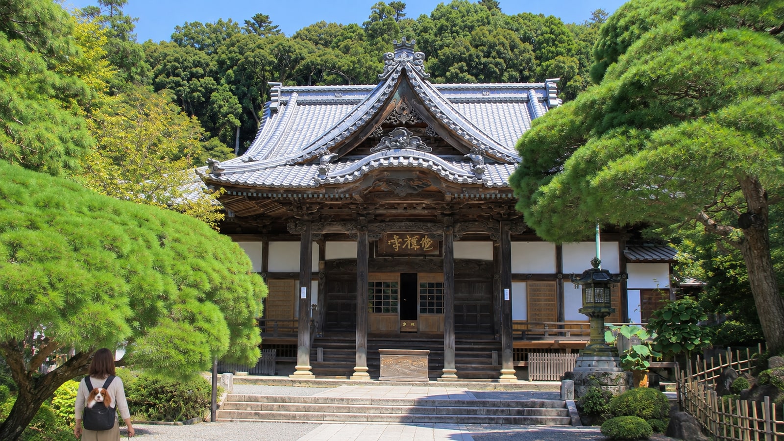 修善寺温泉街（修禅寺・竹林の小径）（AIイメージ画像）