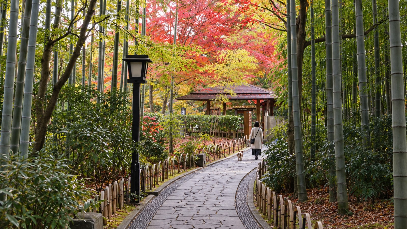 修善寺温泉街（修禅寺・竹林の小径）のAIイメージ画像3